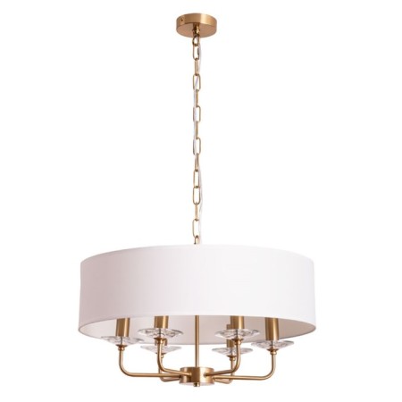 Jennifer chandelier, 6x60W E14, bronze color