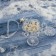 Decoration Christmas tree "carriage" shine 11x12 cm, transparent