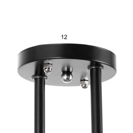 Aurora chandelier 2he27 40W Black 48x26 cm-7