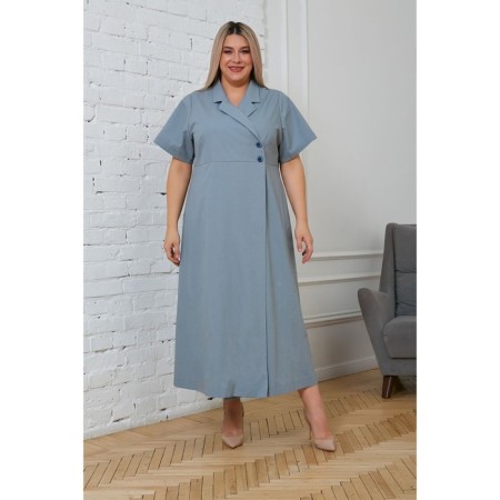 Women's dress, size 60, blue color-1