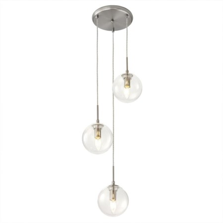 Suspended lamp Citilux "Tommy" CL102031, 33x33x35 cm, 3x40W, E14, gray color gray