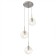 Suspended lamp Citilux "Tommy" CL102031, 33x33x35 cm, 3x40W, E14, gray color gray