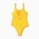 Swimsuit Assed female minku color yellow, size 42