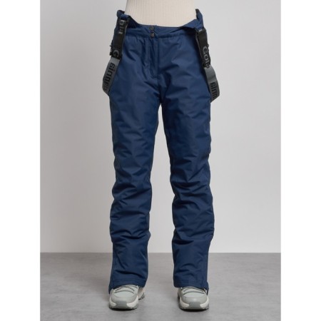Semi-combinezone ski insulated female winter, size 50, dark blue color-3