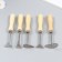 Tool for modeling ceramic products wood, metal set 5 pcs 18 cm
