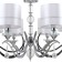 Suspended chandelier Flippe 6xe14 40w, size 72x72x53-110 cm, color chromium