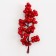 Decorative berries are red, 12 × 6 × 3 cm