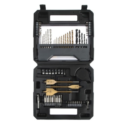Set universal tundra, wood drill, concrete, metal, bits, end. heads, 70 pcs.-1