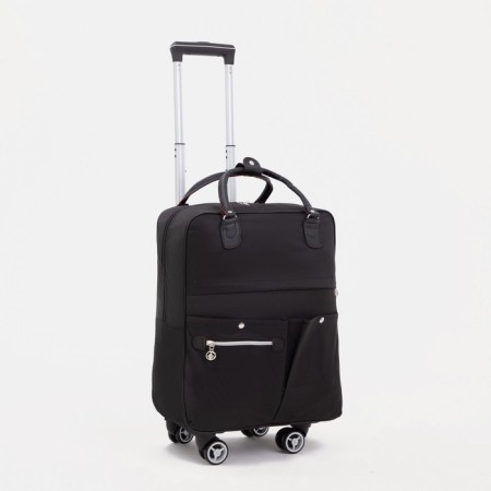 Road bag 2 in 1 on wheels 20 ", a lightning department, 4 outer pockets, black color-2