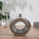 VAZA Ceramics Table "Bram" oval, 20x19 cm, silver