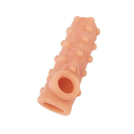 Kokos nozzle is realistic with additional stimulation, TPE, bodily, 12 cm-3
