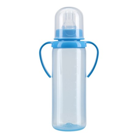 A bottle for feeding with handles, color, 250 ml, from 6 months, mix-11