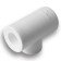 Transitional Aqualink, polypropylene transition, d = 50 x 20 x 50 mm