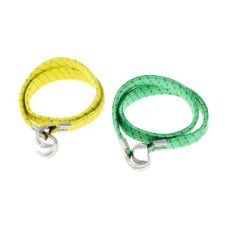 Torso luggage gum, 60 cm, d1.75 cm, metal hooks, mix, set 2 pcs