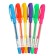 Gel pen Pensan Neon Gel, neon ink, 1.0 mm node, letter line 0.5 mm, rubber holder, mix