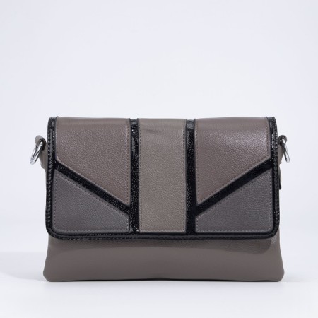 Bag-mixer on a valve, khaki color/gray