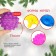 Gift set of developing tactile balls "New Year's Enterprise", 3 pcs., New Year's gift packaging, crumb I