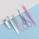 Manicure set, 5 items, on a blister, color mix