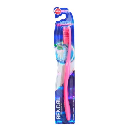 Rendal neon toothbrush, medium stiffness