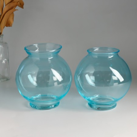 Landysh-1 candlestick turquoise 14x14 cm, 1350 ml Mix-1