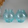 Landysh-1 candlestick turquoise 14x14 cm, 1350 ml Mix