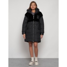 Winter jacket female, size 50, black color
