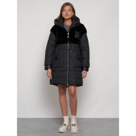 Winter jacket female, size 50, black color