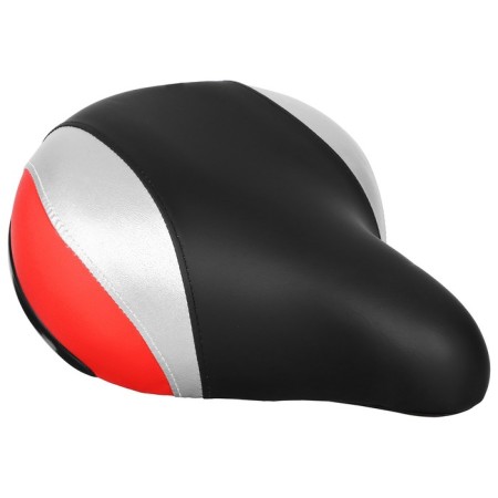 Dream Bike saddle, comfort, black/red color-1