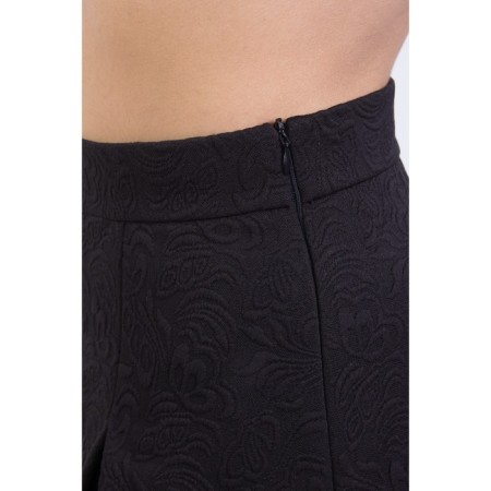 Women's shorts, black color-5