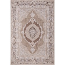 Rectangular carpet Karmen Hali Panama, size 156x230 cm, color Brown/Brown