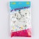 Shar Latex 12 "Happy Birthday", humor, white, set of 50pcs.