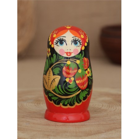 Nesting doll "strawberry" 5 puppet-2