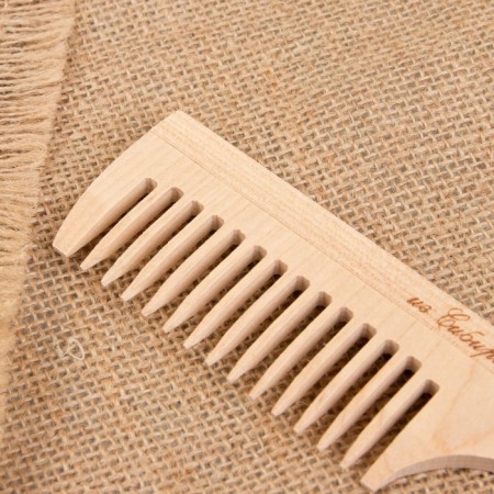 Comb, 18.5 × 4.5 cm, color "light wood"-2
