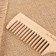 Comb, 18.5 × 4.5 cm, color "light wood"