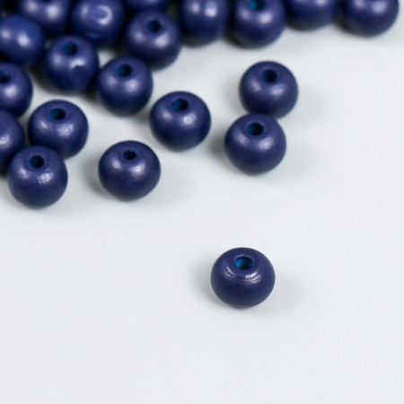 Beads for creativity tree "Blue" D-0.8 cm, set of 20 g