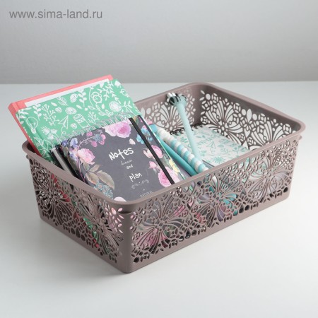 Floral storage basket, 30 × 19.5 × 9.5 cm, color mix-13