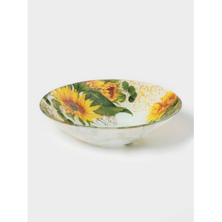 SALNOTY DOLAIN "SUNNUSH", D = 22.3 cm, glass, drawing-1