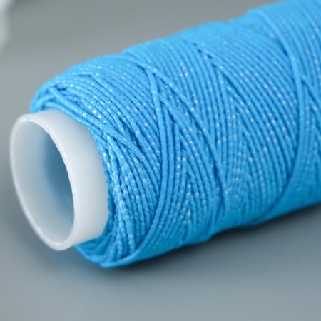 Spandex for beads in a braid, length 25 m, assorted-5