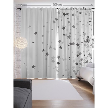 Photostes "Stars Mona", Saten, size 145x265 cm, 2 pcs-1
