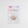 Metal button on the leg, decorative, d = 28 mm, matte, gold color