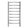 Terminus towel -sprayer "Classic" P8, 400x850 mm, left, chrome