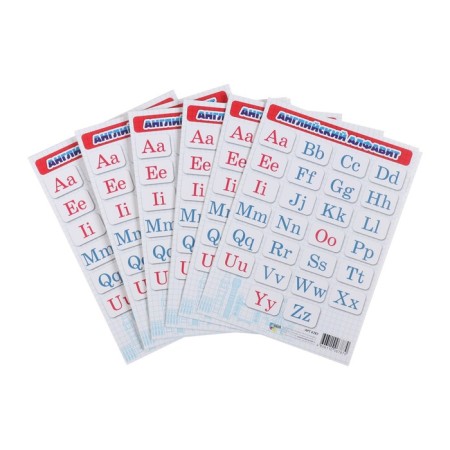 Cards of the cheat sheet "English alphabet" 14.8x21 cm-2