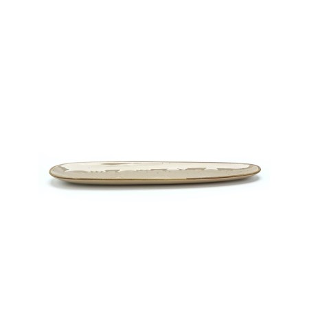 Ceramic Dolce Ceramo dish. "Sandy shore", 34 x 8 cm-1