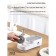 A dispenser for a detergent with a stand for the Raccoon sponge, 550 ml, sponge in the kit, white color
