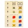 Demonstration material to the blocks of Dyenesh and Kuizener sticks