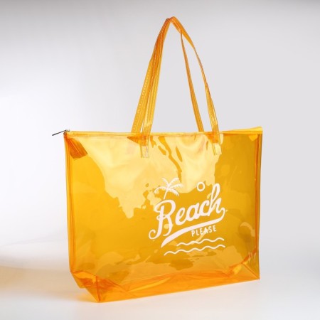 Bag Women's Beach Beach Please, 50x35x11 cm, orange color-2