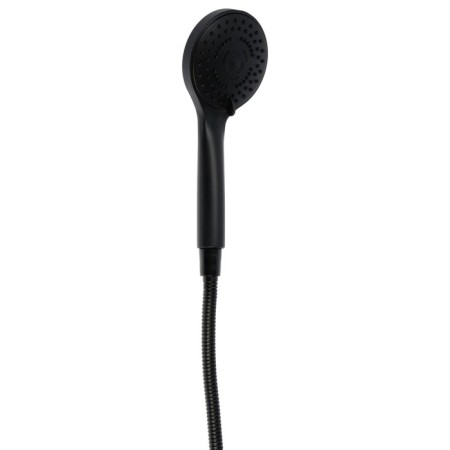 Bath mixer Zein Z3852, single -leaf, shower set, watering can 5 modes, black-7