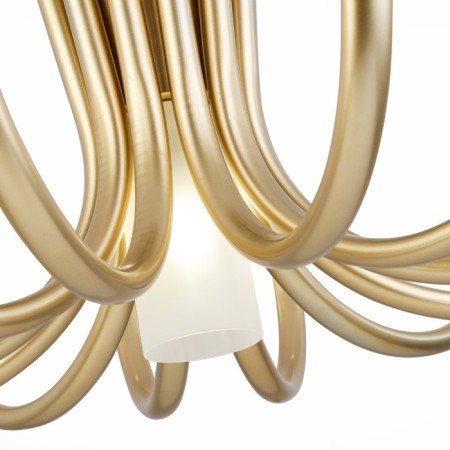 Ceiling Ceiling ST LUCE. SL1173.202.13. PAFE. 13x5+60 watts, G4/E27, 82x82x64 cm, golden color-11