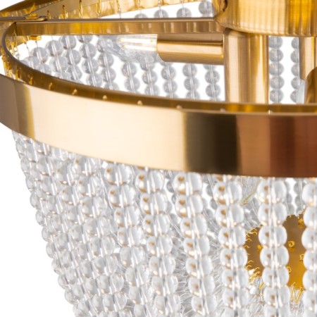 Freya FR1008CL-06BS Ornament, 460x460x400 mm ceiling lamp, E14, 6x60W, brass color-6