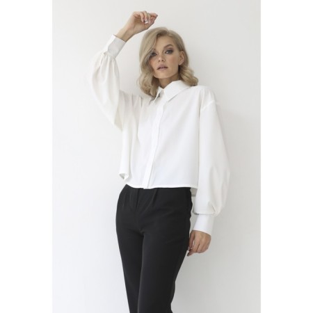 Female blouse with lush sleeve, size 52-4
